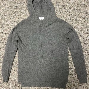 Women’s cashmere hoody, size XS grey, Barney’s New York